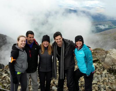 3 peaks challenge team