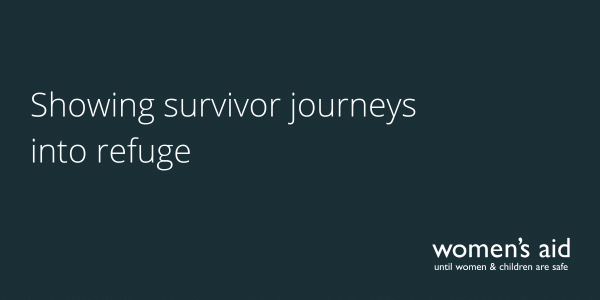 Women's Aid Training (5) Showing survivor journeys into refuge