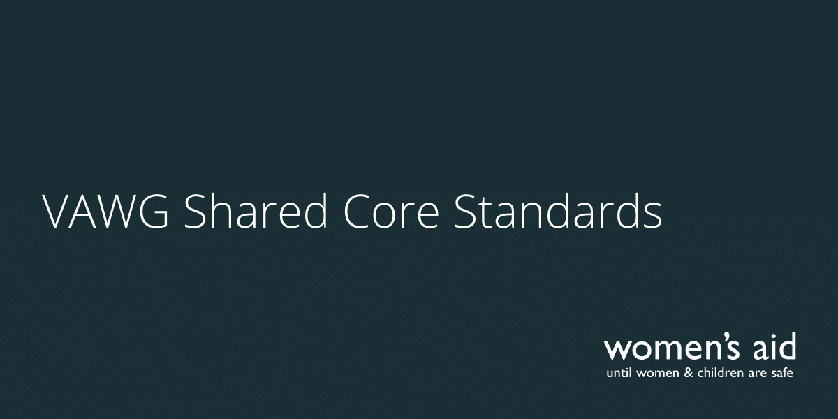 Women's Aid Training (11) The Violence Against Women and Girls Sector Shared Core Standards
