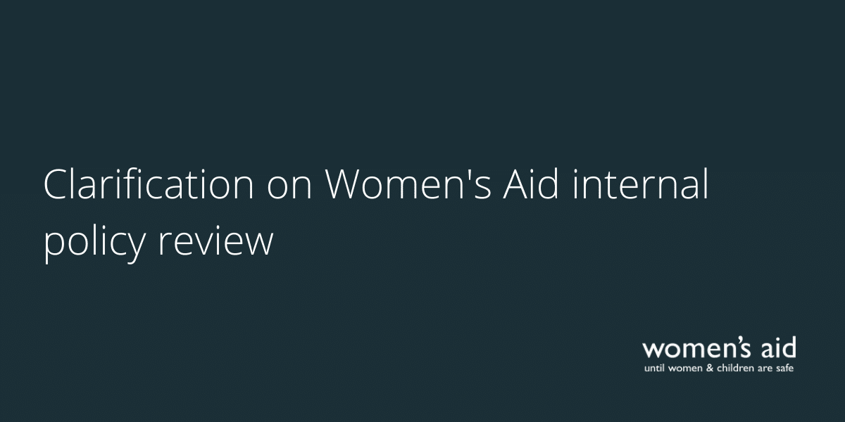 Women's Aid responds to independent inquiry into double killer Robert Trigg (3) Clarification on Women's Aid internal policy review