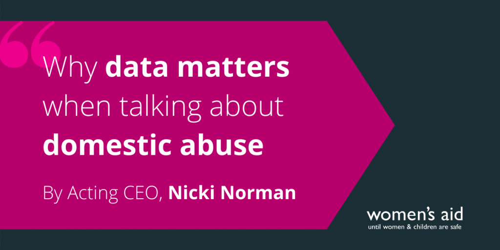Why data matters when talking about domestic abuse