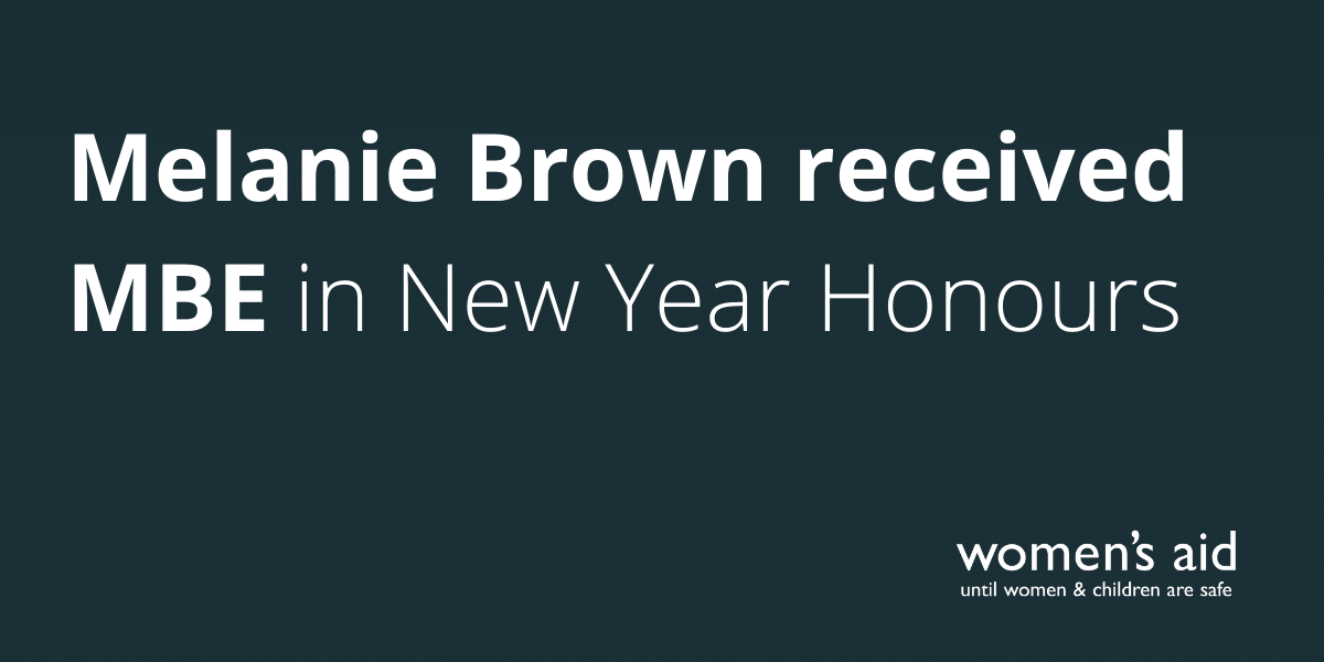 Melanie Brown received MBE in New Year Honours