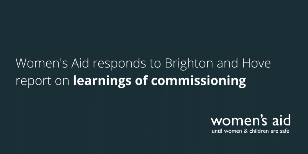 Women's Aid responds to Brighton and Hove report on learnings of commissioning