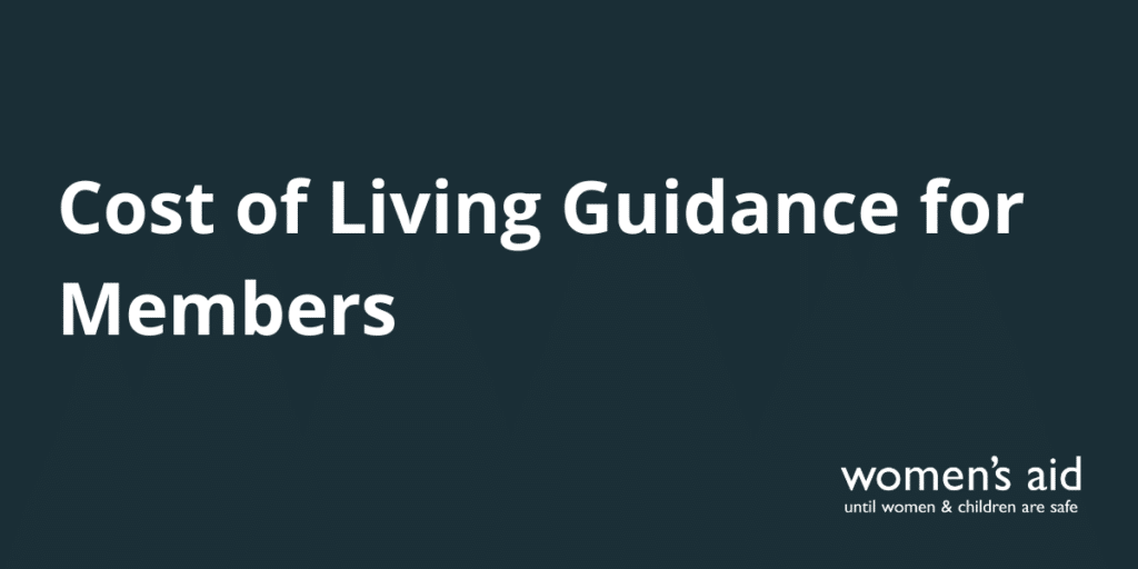 Cost of Living Guidance for Members