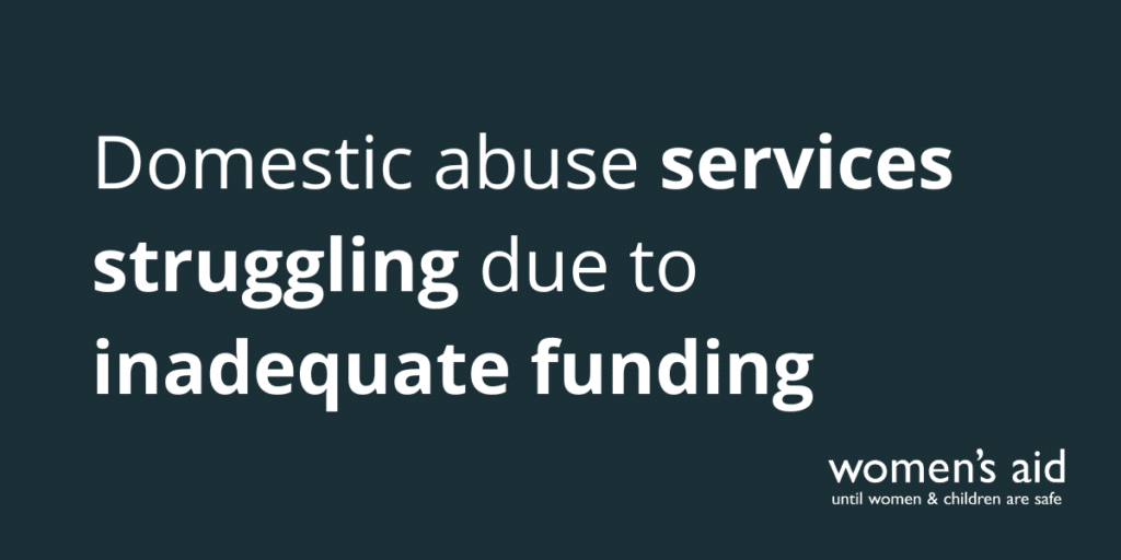 Domestic abuse services struggling due to inadequate funding