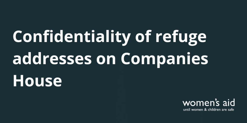 Confidentiality of refuge addresses on Companies House