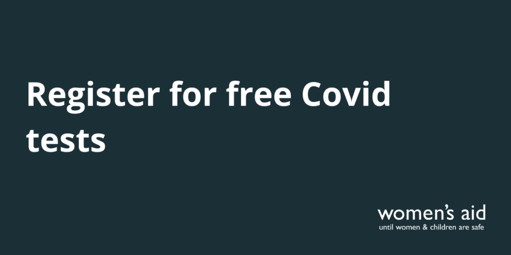 Register for free Covid tests