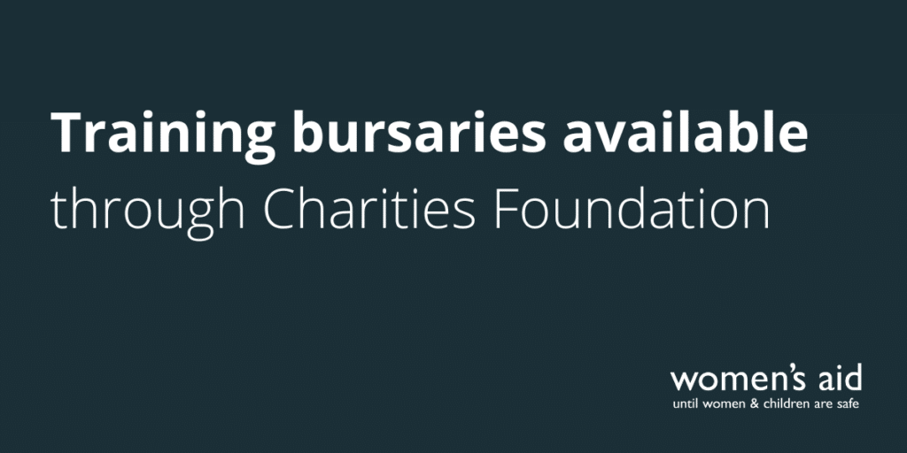 Training bursaries available through Charities Foundation