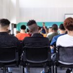 Teenagers in classroom