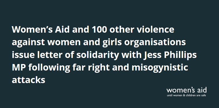 Letter of solidarity with Minister Phillips